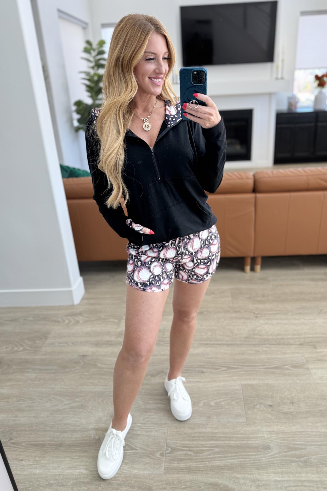 PREORDER: Audre Half Zip Hoodie - 3 Stylish Prints for Women | Cozy & Trendy Pullover for Casual Wear, Gym, and Outdoor Activities