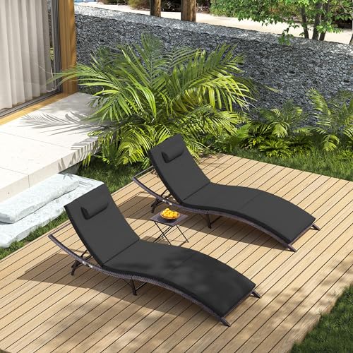 3pcs Dark Black Two