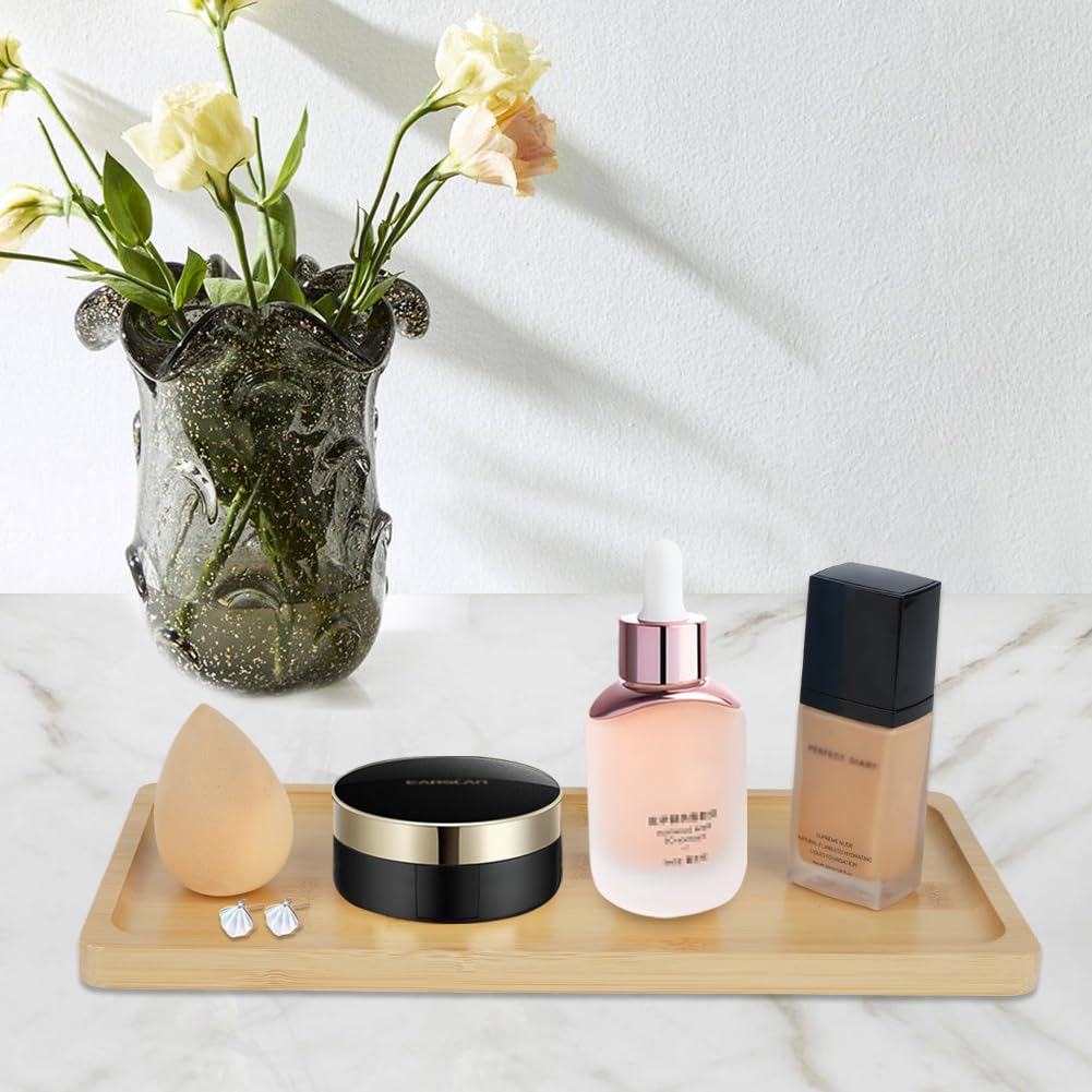 Premium Bamboo Vanity Tray - 11.8