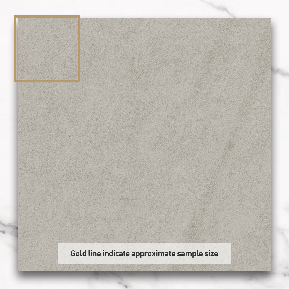 Questi Grey 450x450 Matt Porcelain Tile - Premium Matte Finish Ceramic Floor & Wall Tiles for Bathroom, Kitchen, and Living Room