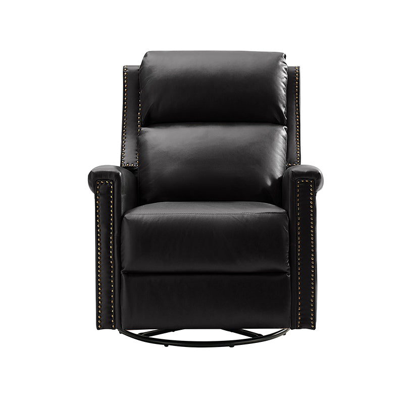 Anton Traditional Design Swivel and Rocker Power Recliner Chair - Comfortable Electric Lift Reclining Sofa for Living Room, Home Theater, and Nursing Care