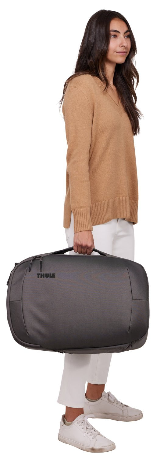 Thule Subterra 2 Convertible Carry On Bag 40L - Lightweight Expandable Luggage for Travel & Business - Vetiver Gray - Perfect for Airplane Cabin & Weekend Getaways