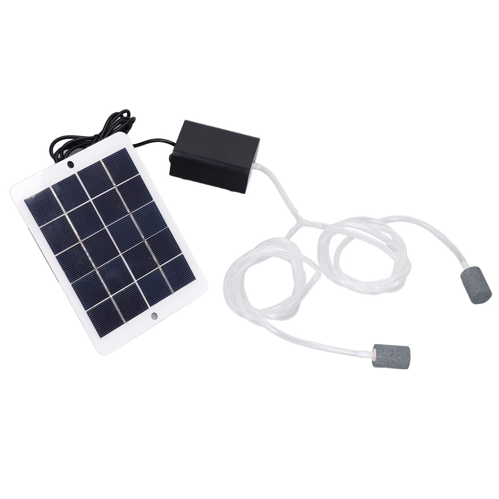 Xunn Solar Powered Air Pump Kit - Portable Oxygen Pump for Aquariums & Fish Tanks | Solar Powered, Energy Efficient for Outdoor & Indoor Use | Perfect for Ponds, Hydroponics & Emergency Backup