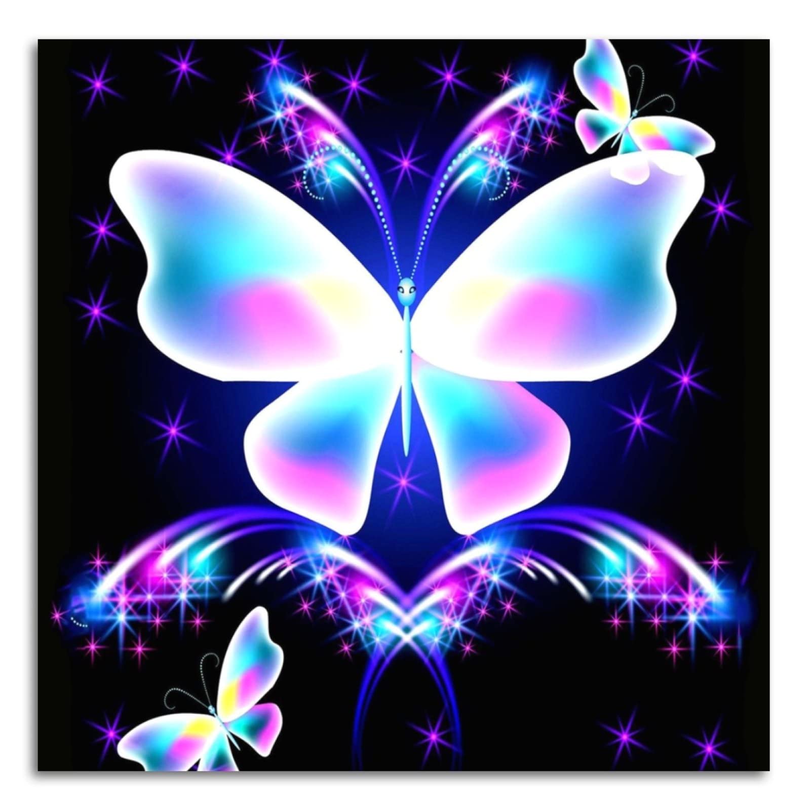 Clover Canvas Wall Art - Modern Frameless Decor for Bathroom, Kitchen & Bedroom - 24x24 Inch