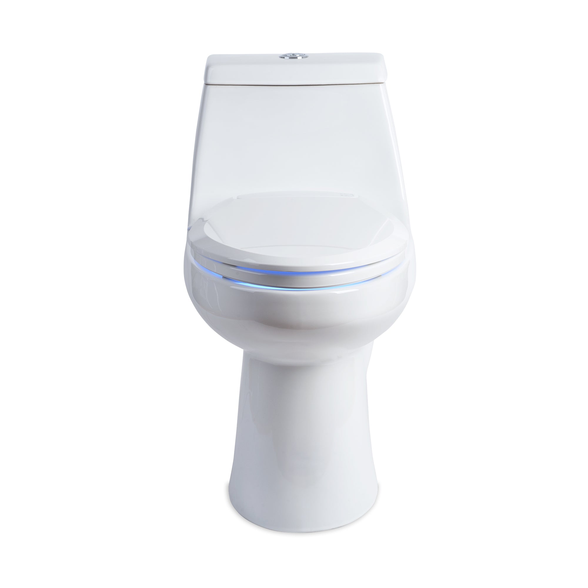 Brondell LumaWarm Heated Nightlight Toilet Seat - Bidet Smart Toilet Seat with Warm Water Wash, LED Night Light & Comfort Heating - Perfect for Bathroom, Elderly Care & Cold Winter Nights