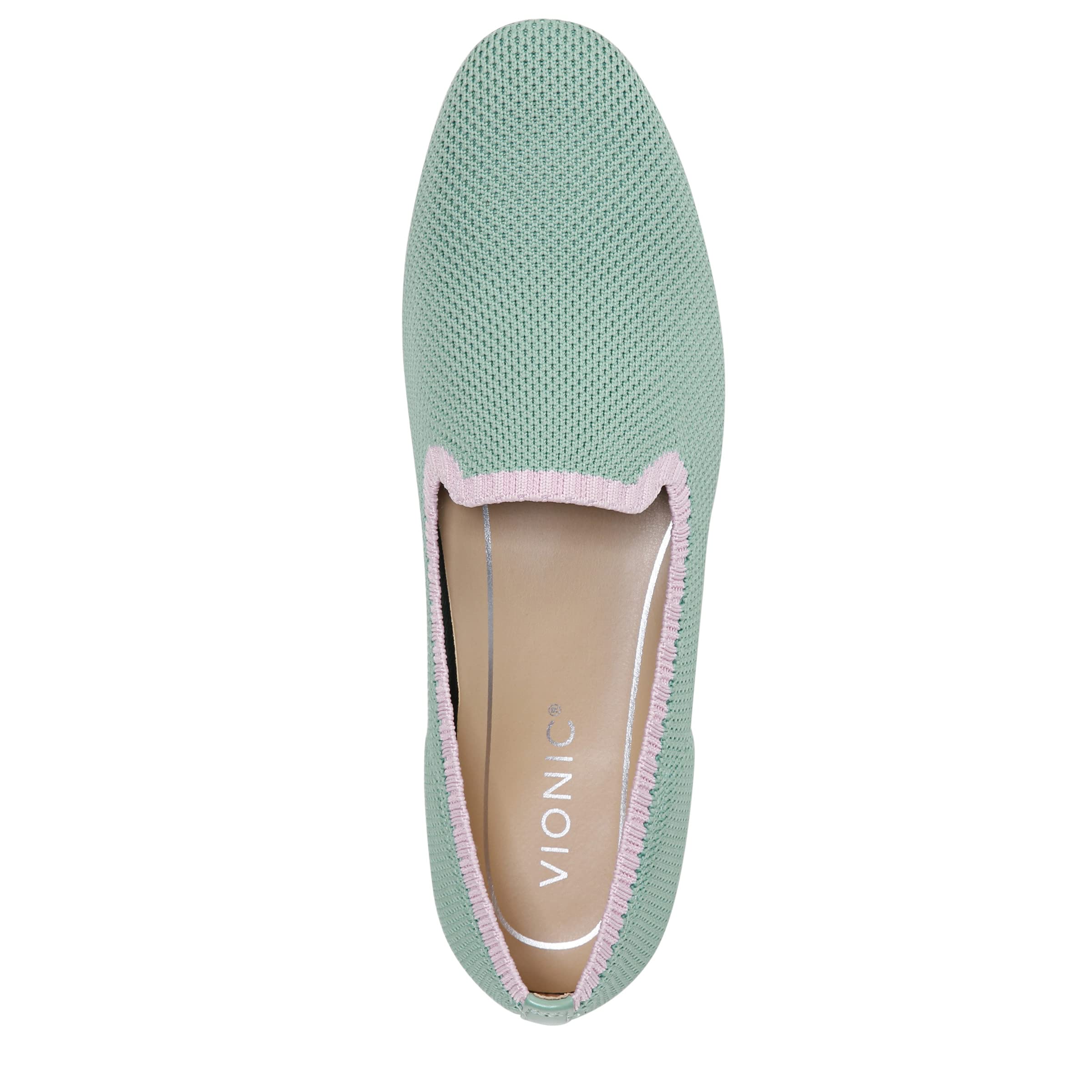 Vionic Women's Willa Knit Slip-On Loafers - Comfortable Orthotic Support Shoes for Walking, Work & Casual Wear