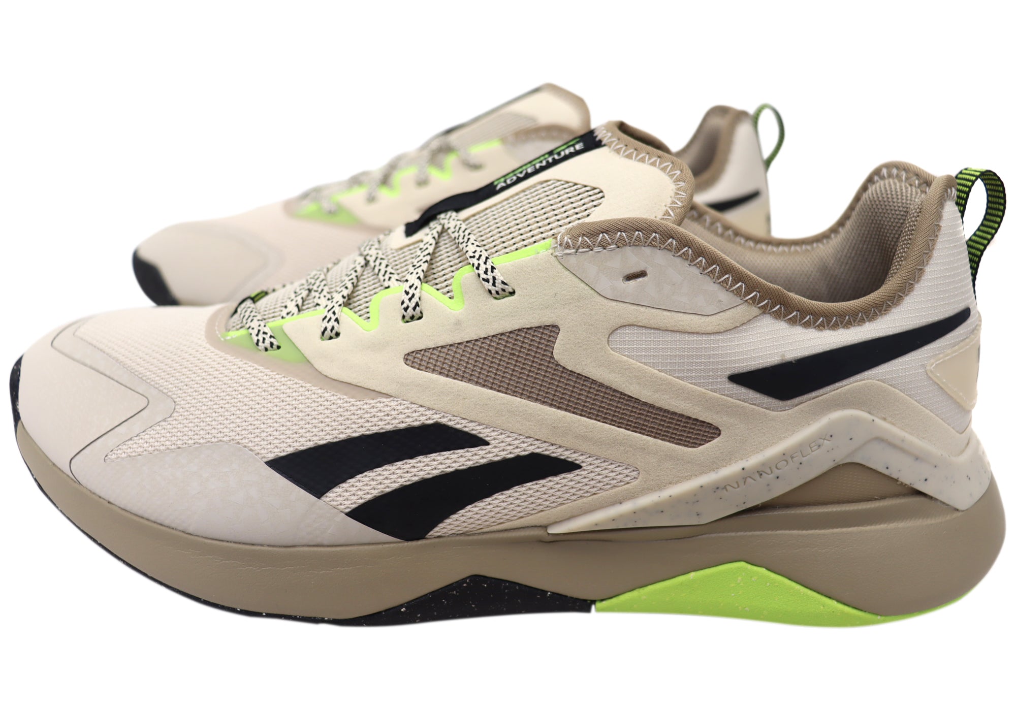 Reebok Men's Nanoflex Adventure TR 2 Comfortable Lace-Up Training Sneakers - Perfect for Gym Workouts & Outdoor Activities