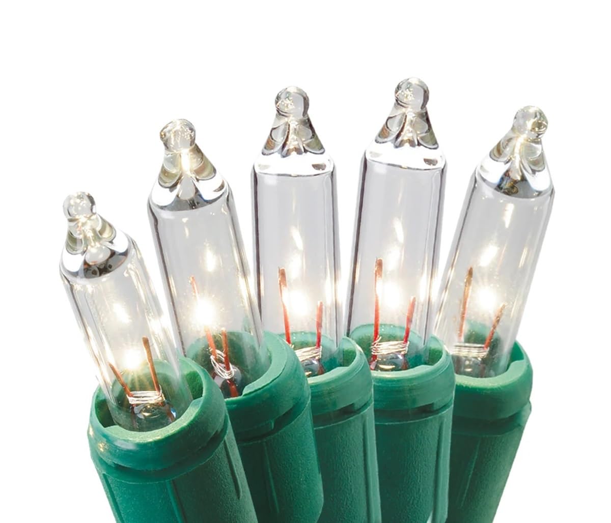 GE String-A-Long 300 Miniature Incandescent Clear Christmas Lights - Indoor/Outdoor Holiday Decor for Tree, Patio & Home