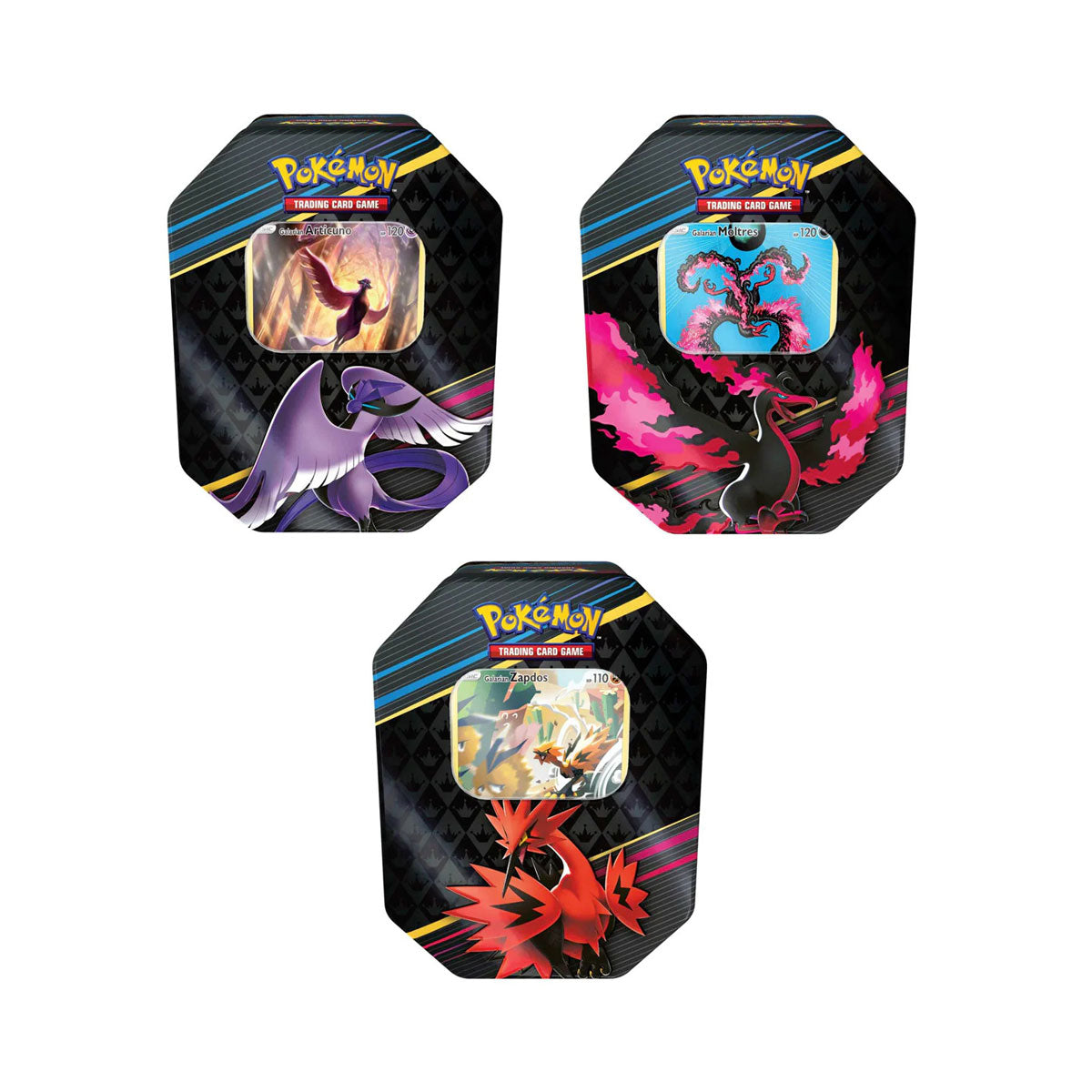 Pokemon Crown Zenith Legendary Tin - Collectible Trading Card Game Box with Random Art Cards - Perfect for Gifts, Collectors & Battles