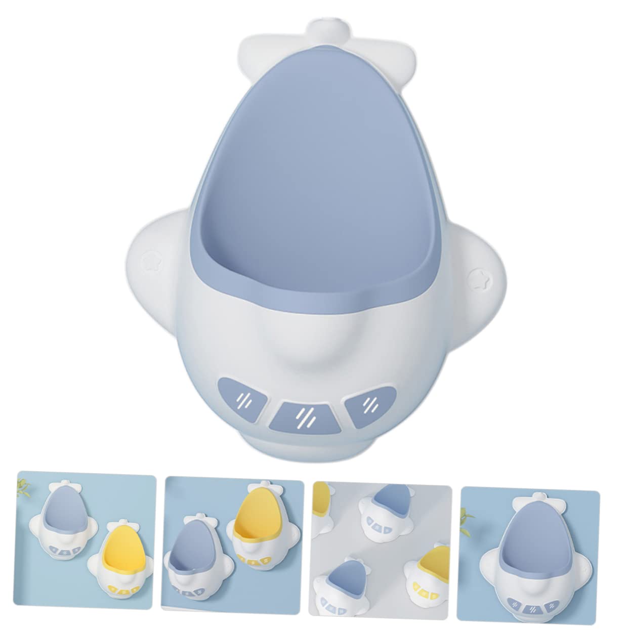 BIUDECO Toddler Potty Trainer - Fun Cartoon Design, Space-Saving, Sturdy & Safe for Boys & Girls | Perfect for Home, Travel & Potty Training