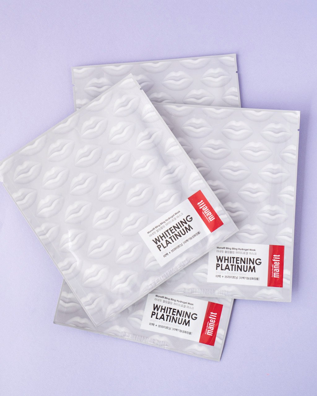 Bling Bling Hydrogel Face Mask Set - Platinum Whitening & Brightening Sheet Masks for Glowing Skin | Perfect for Spa Night, Self-Care Routine & Gift Giving