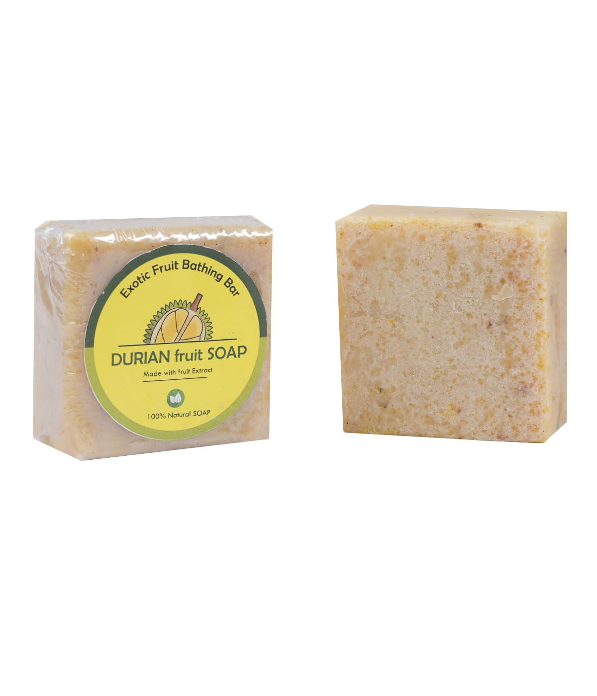 Natural Durian Fruit Soap for Skin Care - Exotic Tropical Aroma, Moisturizing & Nourishing - Perfect for Daily Bath, Spa & Gift Giving