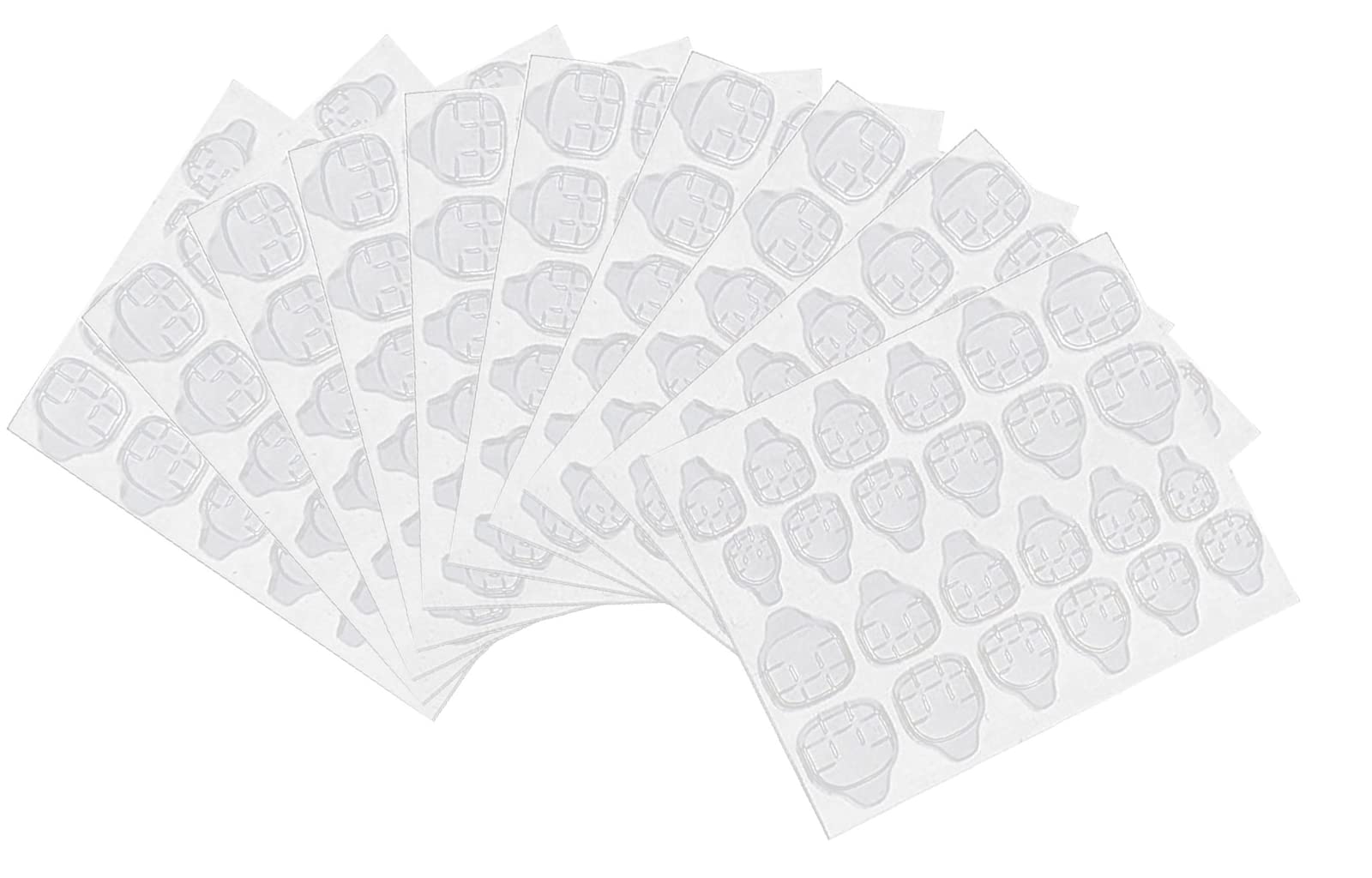 Ghelonadi False Nail Glue Tabs - 5 Sheets Double-Sided Self-Adhesive Nail Stickers for Press on Nails & DIY Manicure - Perfect for Parties, Weddings, and Everyday Wear