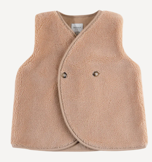 DONSJE MONTY GILET for Kids (6 Months to 6 Years) - Soft Wool Vest for Boys & Girls - Perfect for Winter Outfits, Outdoor Adventures & Family Photos