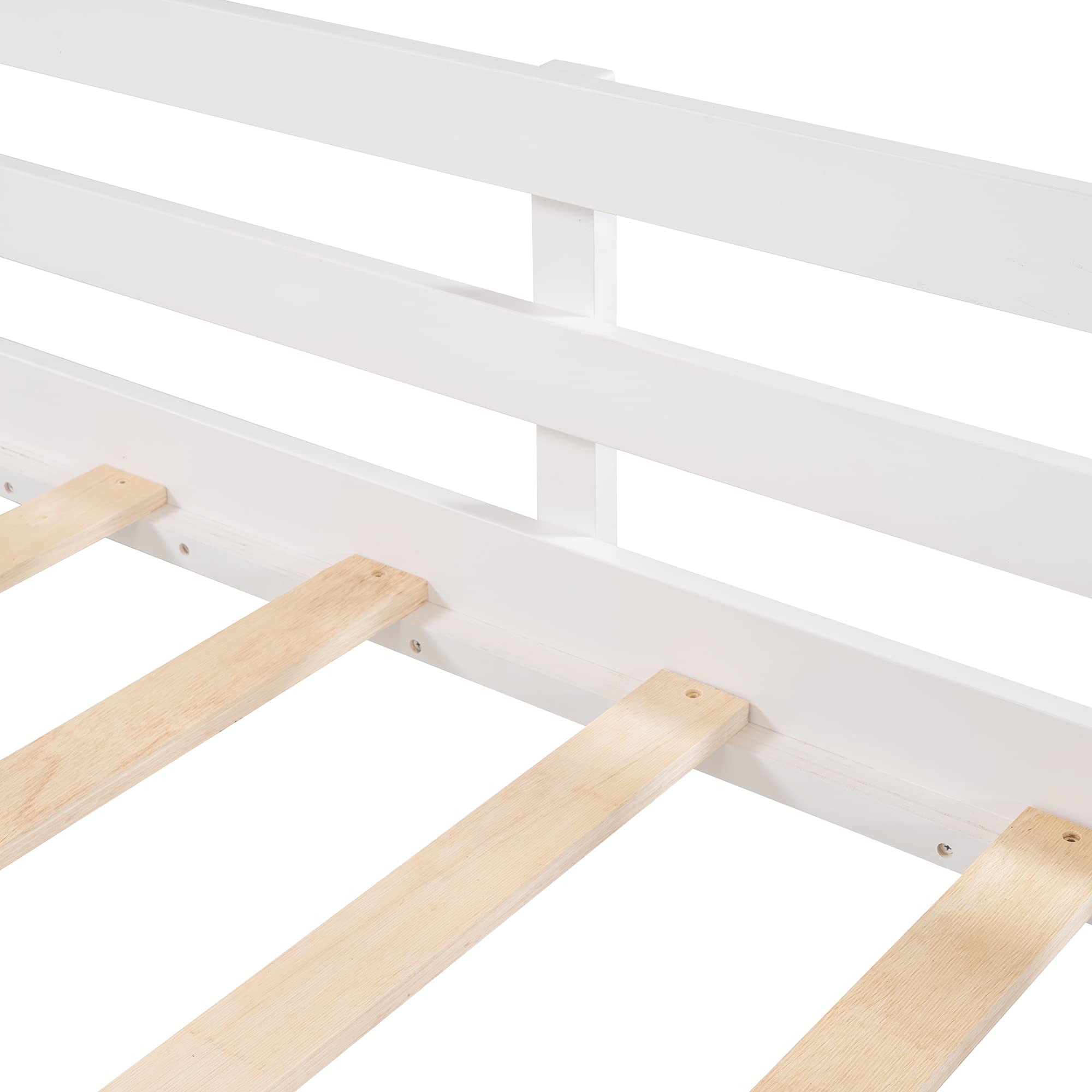 Solid Wood Twin Loft Bed with Storage Drawers, Cabinet & Shelf - Low Profile Design for Kids, Teens & Adults - No Box Spring Needed in White | Perfect for Small Bedrooms, Dorms & Space-Saving Kids' Rooms