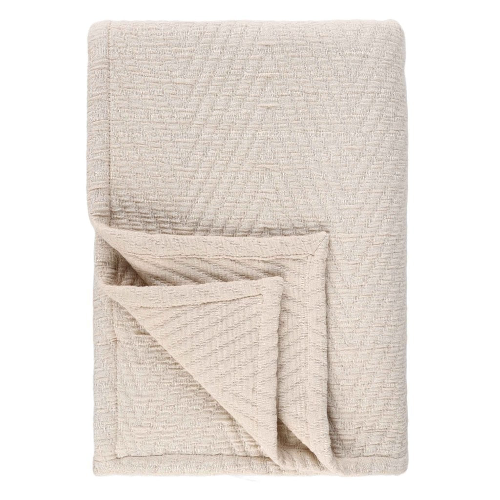 Premium Aswan Cotton Medium Weight Chevron Woven Coverlet - Soft & Breathable Bedspread for All Seasons - Perfect for Master Bedroom, Guest Room, or Dorm Decor