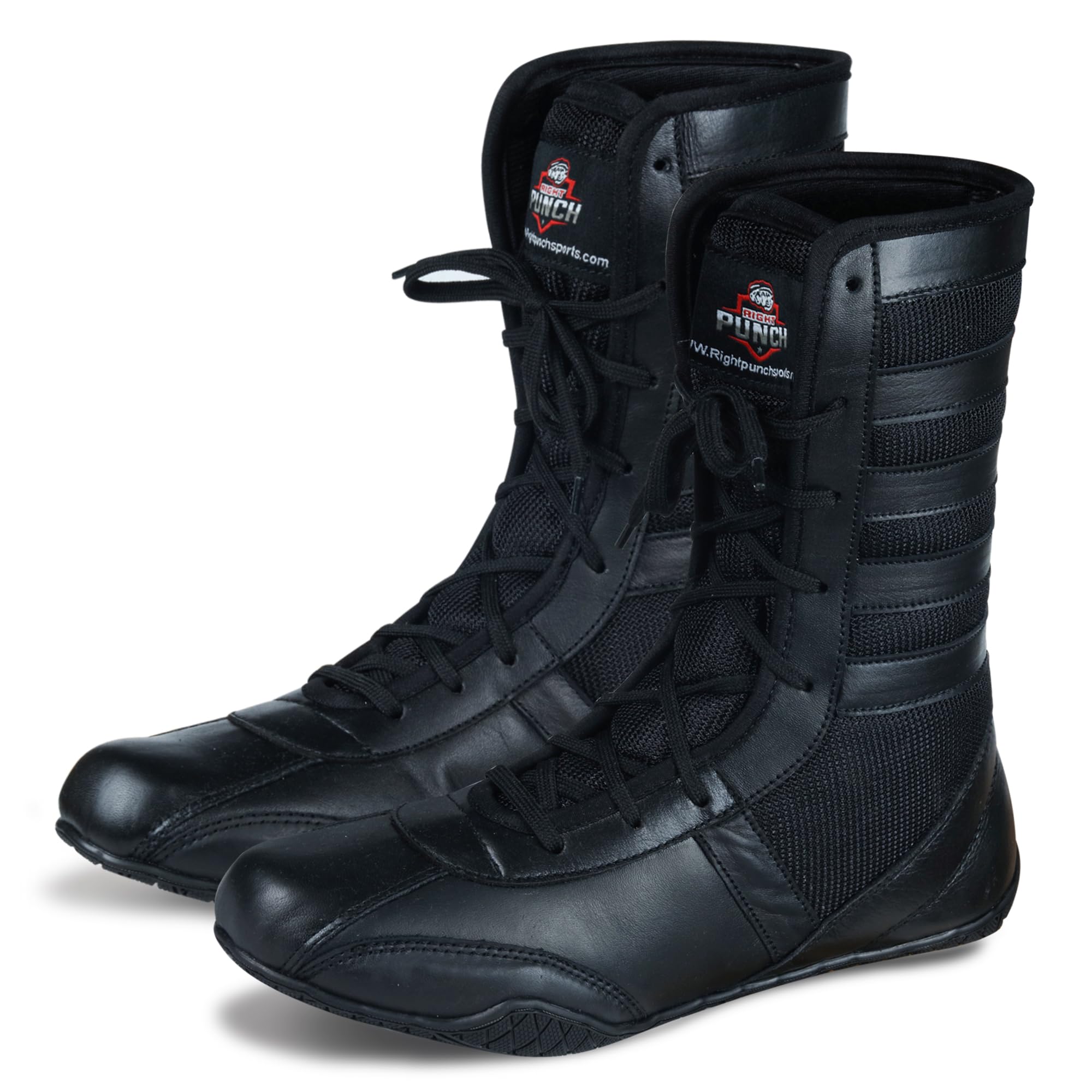 Professional Boxing & Wrestling Shoes for Men & Women - Breathable, Non-Slip Rubber Sole, Lightweight Training Shoes for Adults & Youth - Perfect for Boxing Gyms, MMA Training & Martial Arts Practice
