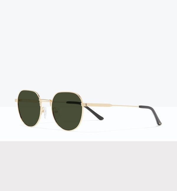 Stylish Polarized Offset Sunglasses for Men & Women - UV Protection, Trendy Aviator Style - Perfect for Driving, Beach, and Outdoor Activities