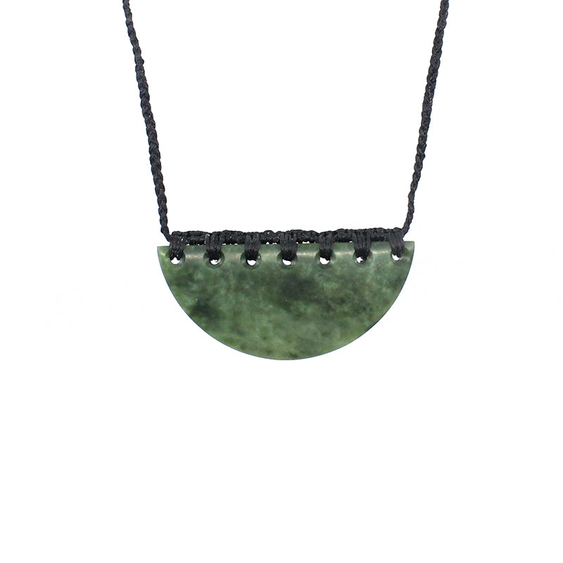 Authentic New Zealand Greenstone (Pounamu) Breastplate Pendant - Handcrafted Maori Jewelry for Men & Women - Perfect for Gifts, Weddings & Cultural Celebrations