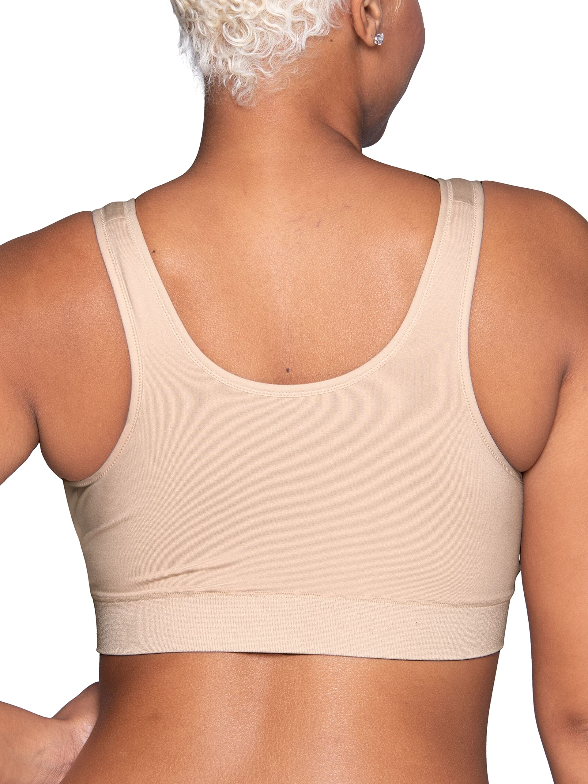 Vanity Fair Women's Wireless Maternity Nursing Bra - Comfortable Pullover Sleep & Lounge Bra for Breastfeeding - Soft Cotton Nursing Bras (Multipack Options) - Perfect for Pregnancy, Postpartum & Nighttime Nursing