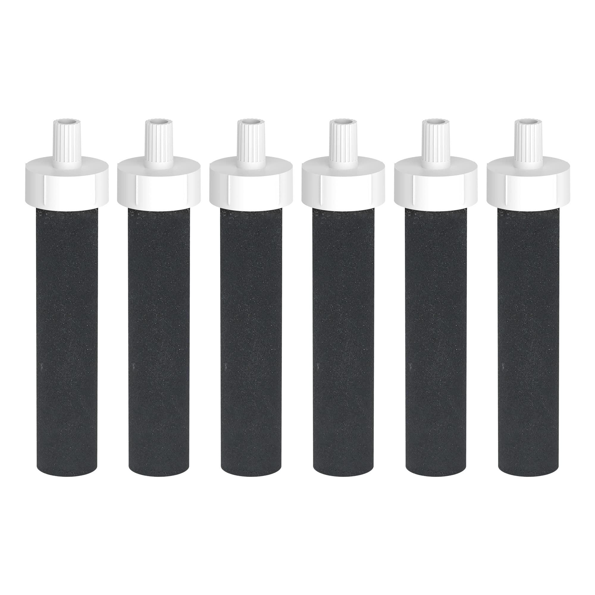 AQUA CREST Water Filter Replacement for Brita BB06 – 6 Pack – Compatible with Brita Hard Sided, Stainless Steel & Plastic Water Bottles – Clean Drinking Water for Home, Office, Gym & Outdoor Activities