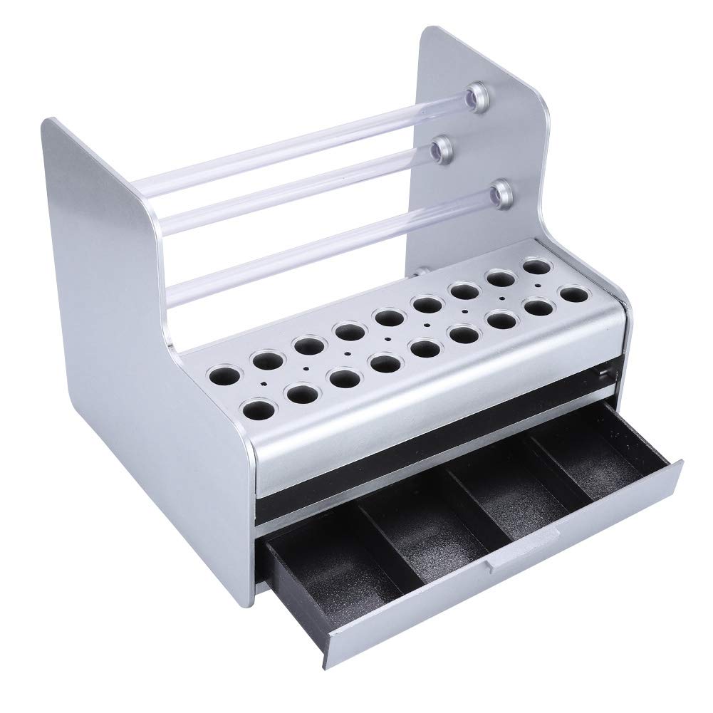 Professional Screwdriver Tweezer Tool Storage Organizer - Mobile Phone Repair Accessories Box with Small Holes & Drawer - Perfect for DIY Projects, Electronics Repair, and Hand Tool Organization in Workshop or Garage