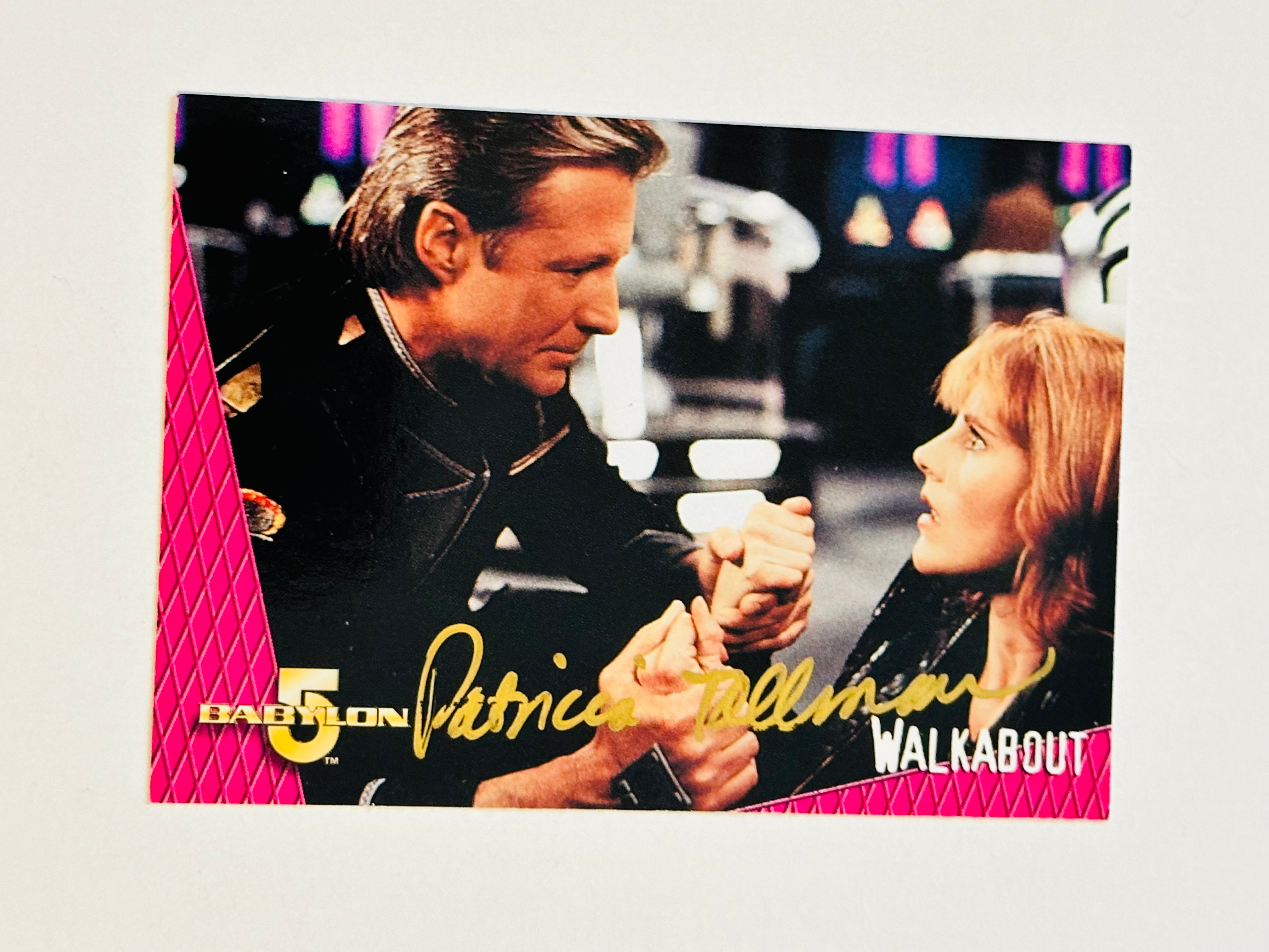 Patricia Tallman Autographed Babylon 5 Trading Card - Hand Signed In Person with COA - Perfect for Sci-Fi Collectors & Babylon 5 Fans Display