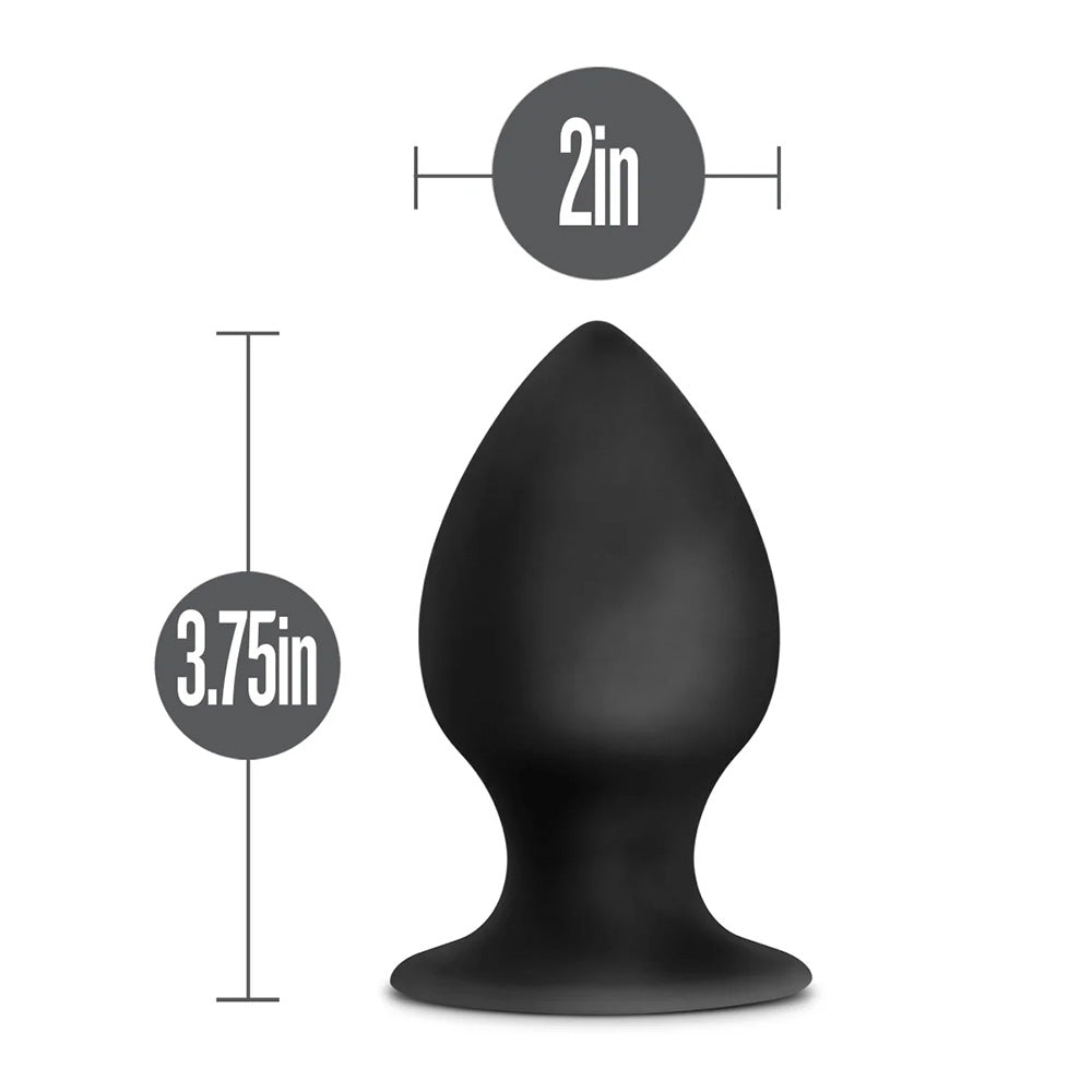 Premium Platinum Silicone Large Butt Plug for Anal Play - Comfortable & Safe Adult Toy for Beginners & Advanced Users - Perfect for Solo Play, Couples & BDSM Scenes