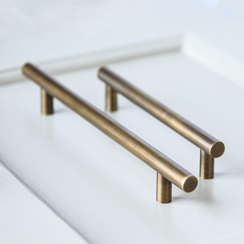 Vintage Brass Drum Cabinet Pull Handle - Antique Style Drawer Knob for Kitchen, Bathroom & Furniture - Perfect for Home Decor & DIY Projects