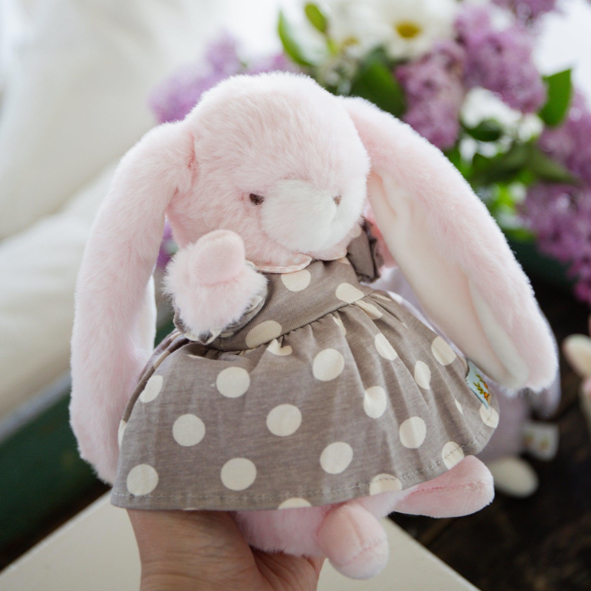 Kiddo's Closet Polka Dot Dress for Girls - Gray & Cream Cotton Casual Outfit for Birthday Parties & Family Photos
