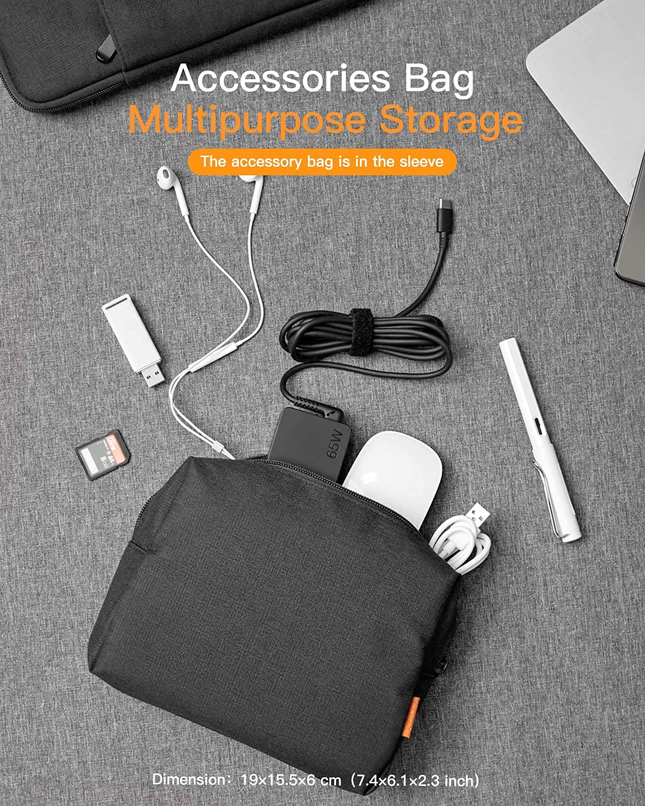Inateck 14 Inch Laptop Sleeve Case - Compatible with 15.3