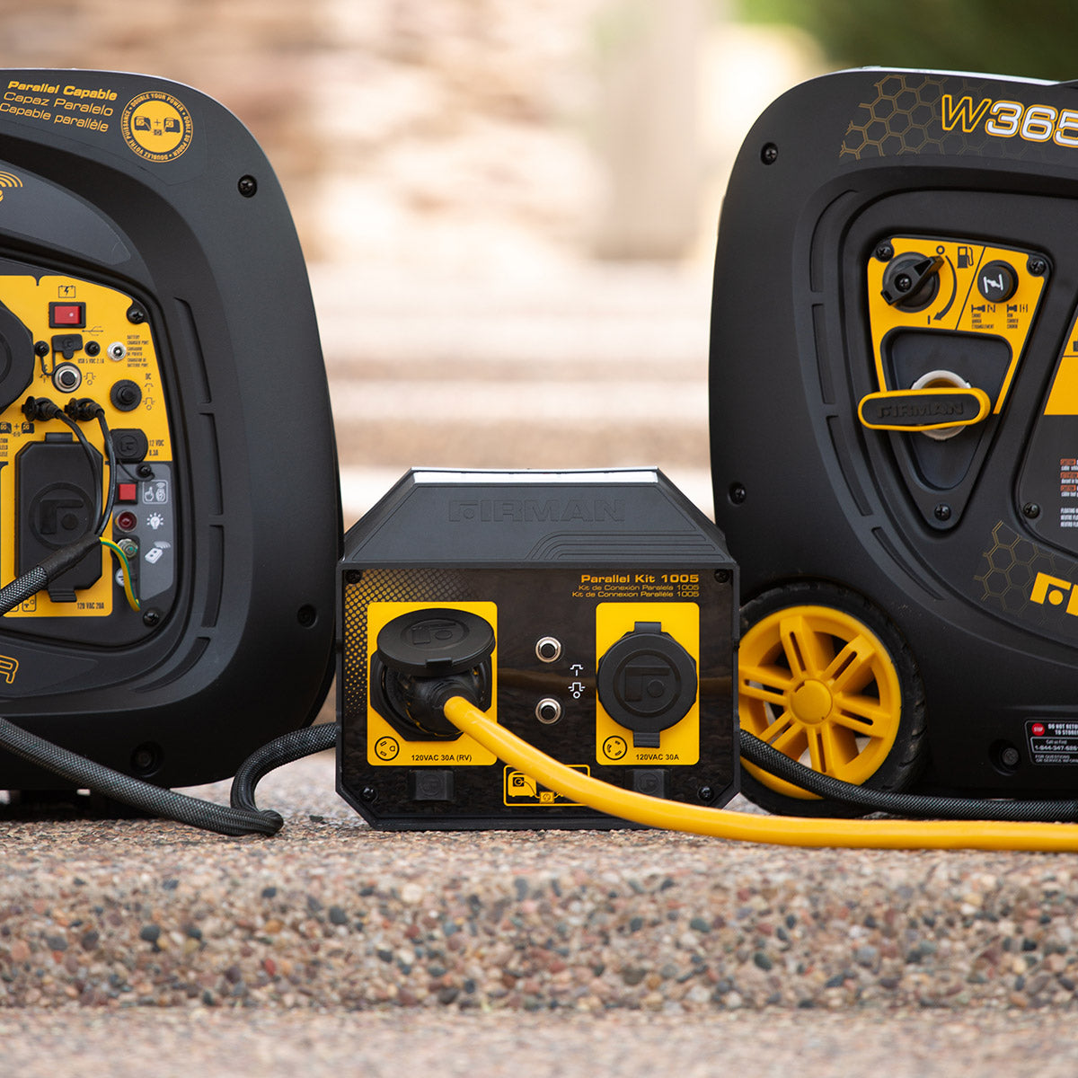 30A Portable Generator Parallel Kit - Dual Power Output for Camping, RV & Emergency Backup - Heavy Duty Connector for Reliable Power Supply