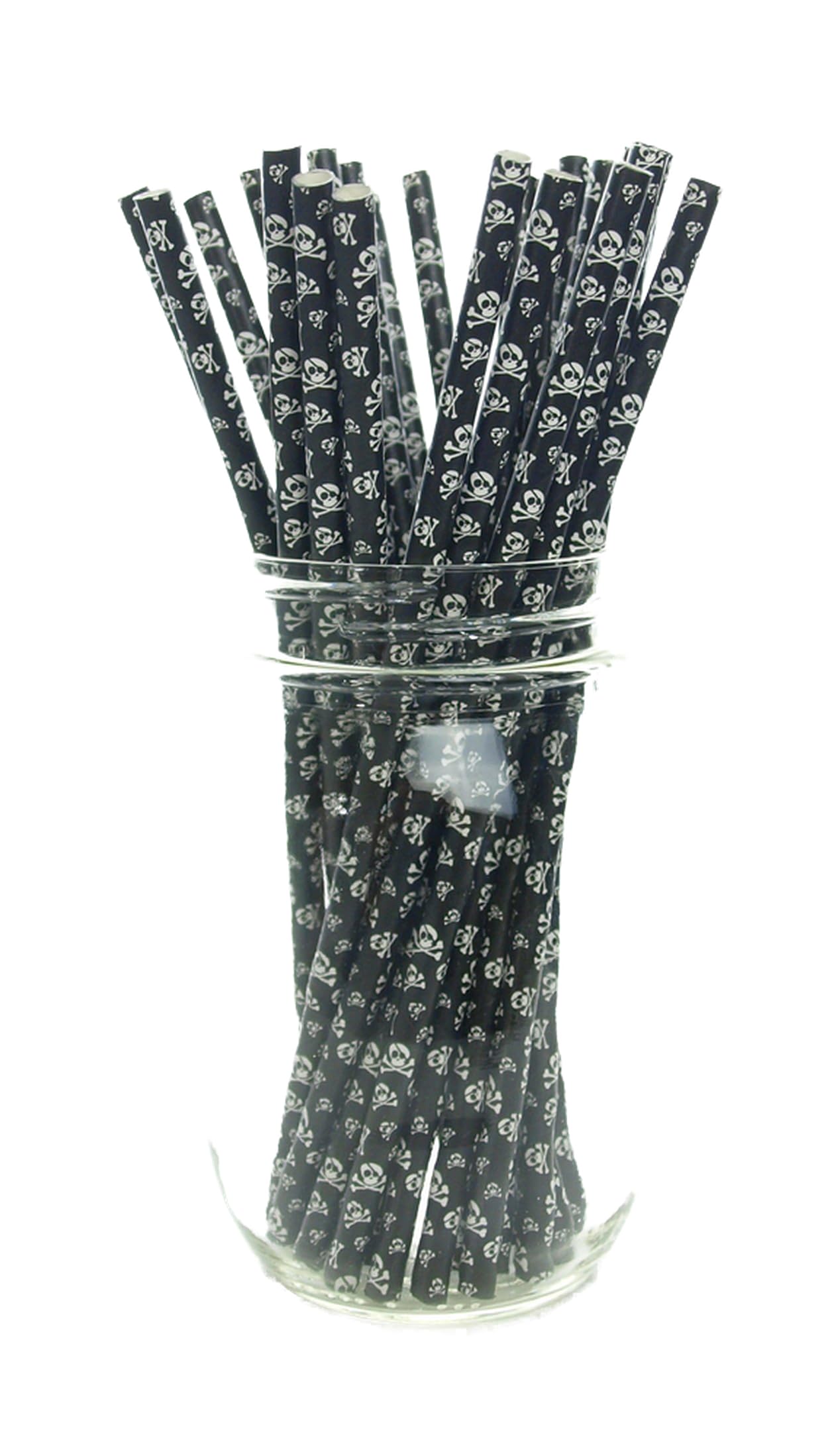 Halloween Skeleton Drinking Straws - 25 Pack | Fun Halloween Party Supplies for Spooky Decorations & Themed Beverages
