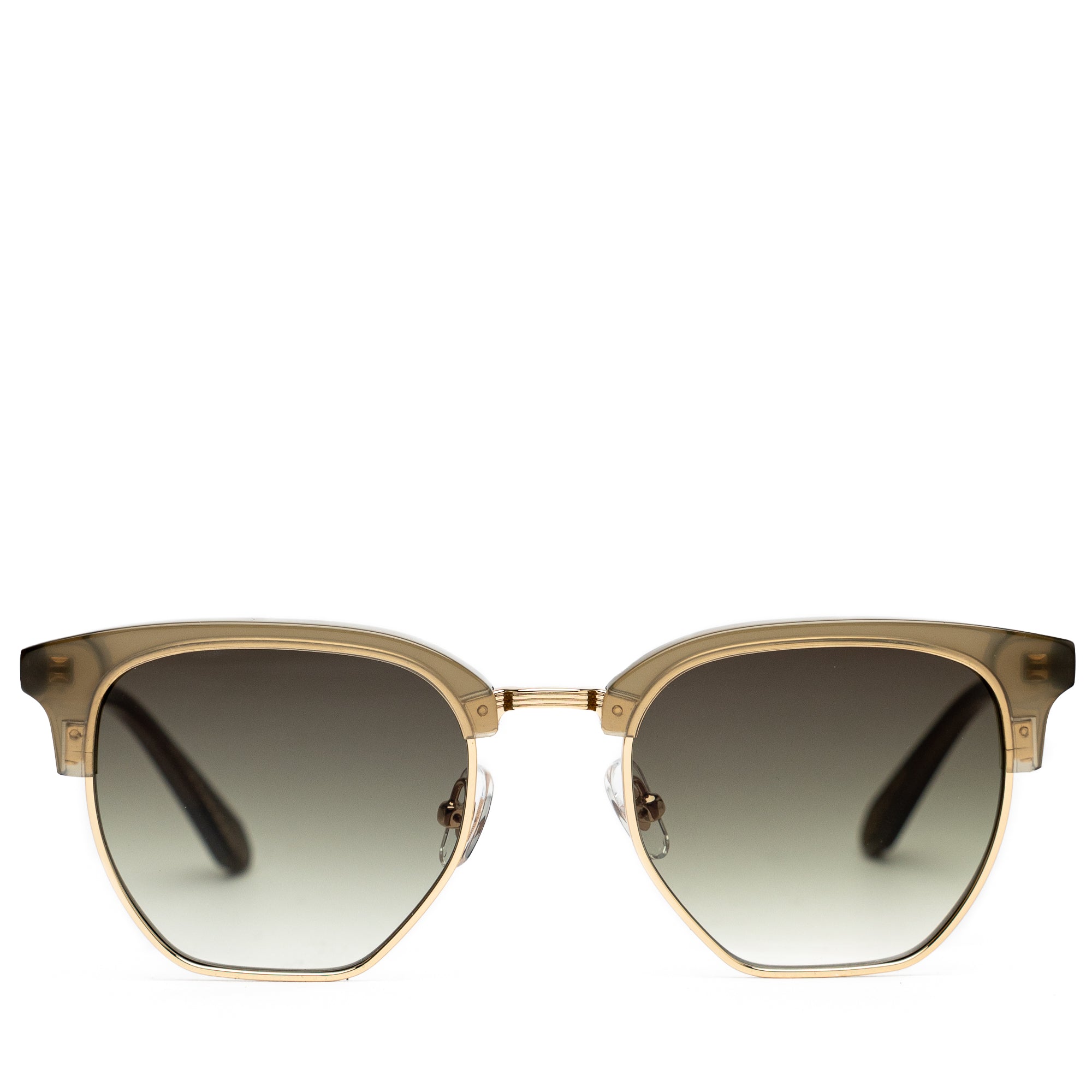 Krewe Thalia Sunglasses Moss 12K Gold - Stylish UV Protection Shades for Women, Perfect for Beach, Driving & Outdoor Activities
