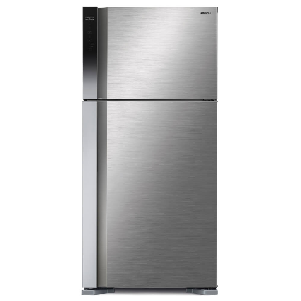Hitachi R-V760PK7K 1 BSL Inverter Refrigerator - Energy Efficient, Black & Silver Stainless Steel Design for Modern Kitchens | Perfect for Home, Office, or Restaurant Use