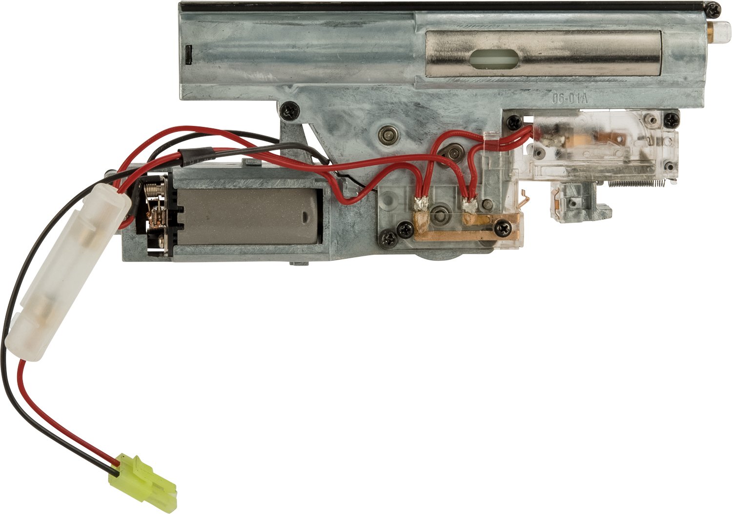 Evike - Complete Reinforced Gearbox with High Power Motor for P90 Series AEG Airsoft Guns | Upgrade Kit for Enhanced Performance | Perfect for Airsoft Battles & Tactical Training