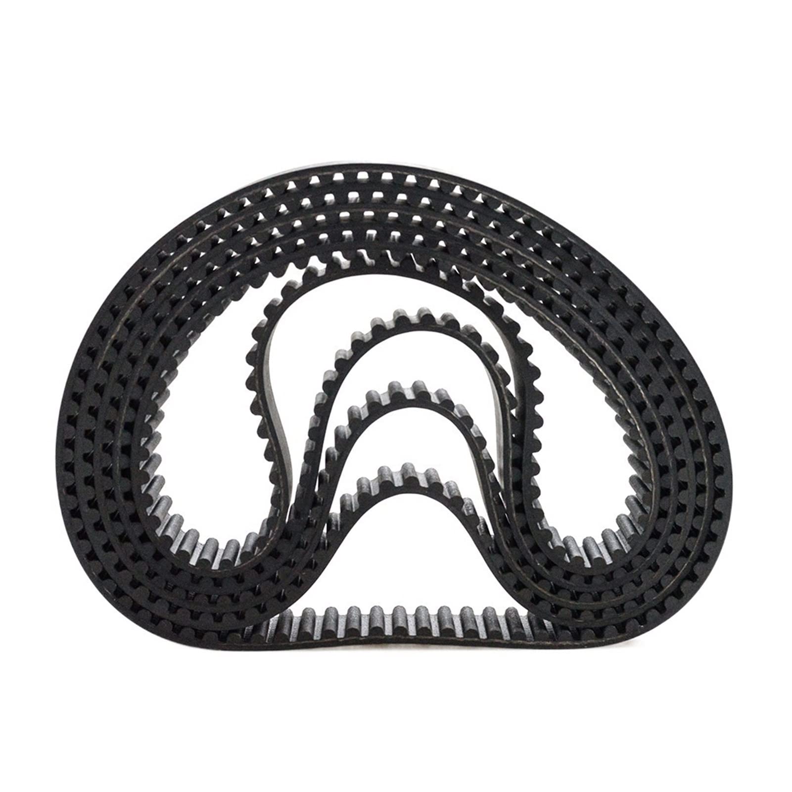 Premium 5pcs HTD 8M Synchronous Belts - 656/664/672/680mm Length, 15/20/25/30/40/50mm Width - HTD8M Timing Belt for Industrial Machinery, 3D Printers, CNC Machines, and Power Transmission Systems (680-8M x 50mm)