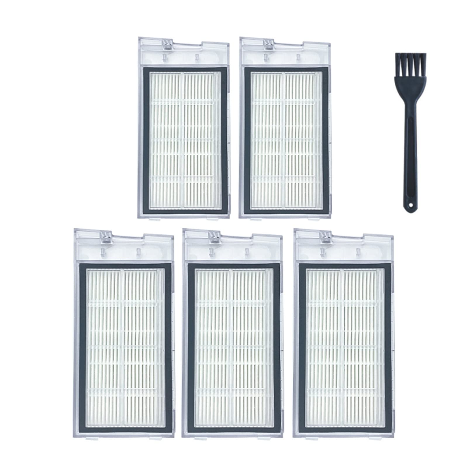 Segert HEPA Filter Replacement for Xiaomi ROIDMI EVE Plus Robot Vacuum Cleaner - 5-Pack Spare Parts for Efficient Floor Cleaning | Perfect for Pet Hair, Allergen Removal & Home Maintenance