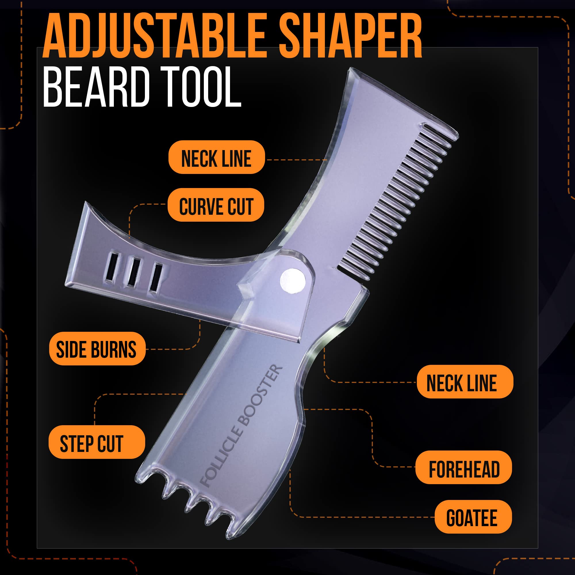 Beard Pencil & Shaper Kit - Black | Grooming & Styling