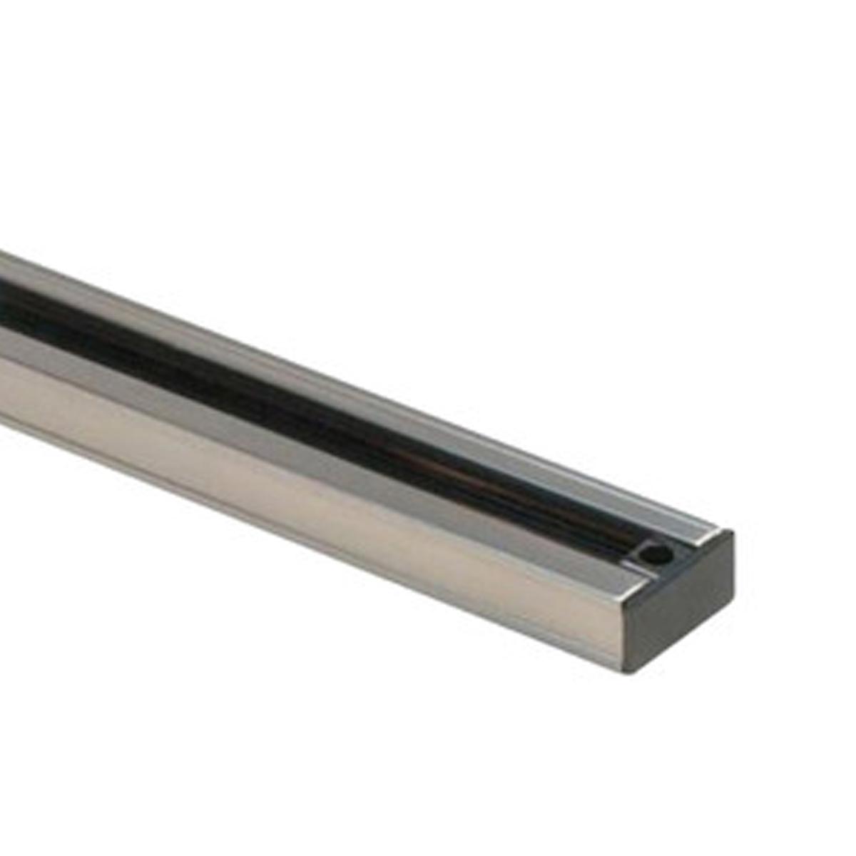 4 Ft. Track Rail Lighting System - Brushed Nickel Finish - Single Circuit Halo Design for Modern Home & Office Lighting