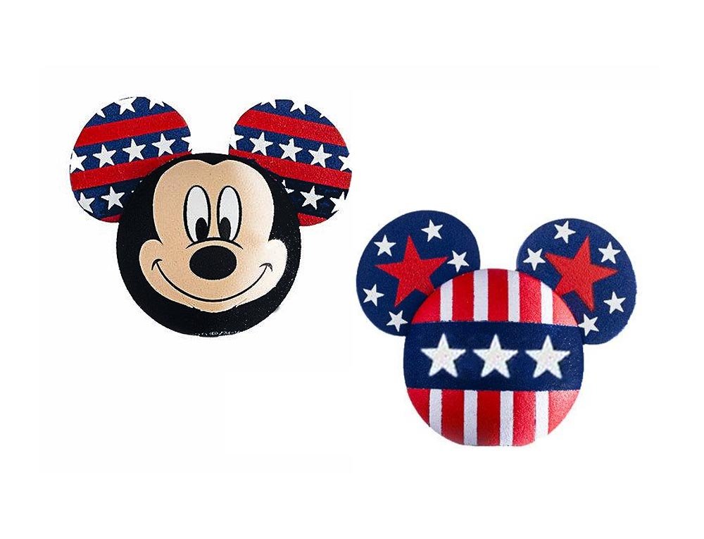 Disney Mickey Mouse American Pride Antenna Topper & Pencil Topper - Patriotic Car Accessory & School Supplies for Disney Fans - Perfect for 4th of July, Back to School, and Disney Themed Parties