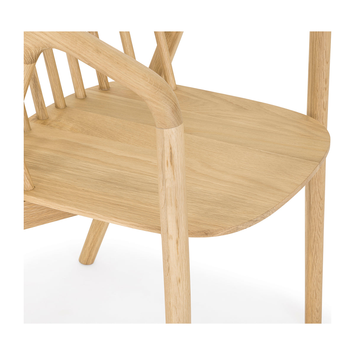 Modern Lake Dining Chair - Sturdy Wooden Chair for Kitchen, Dining Room & Outdoor Patio - Comfortable & Elegant Home Furniture for Family Gatherings