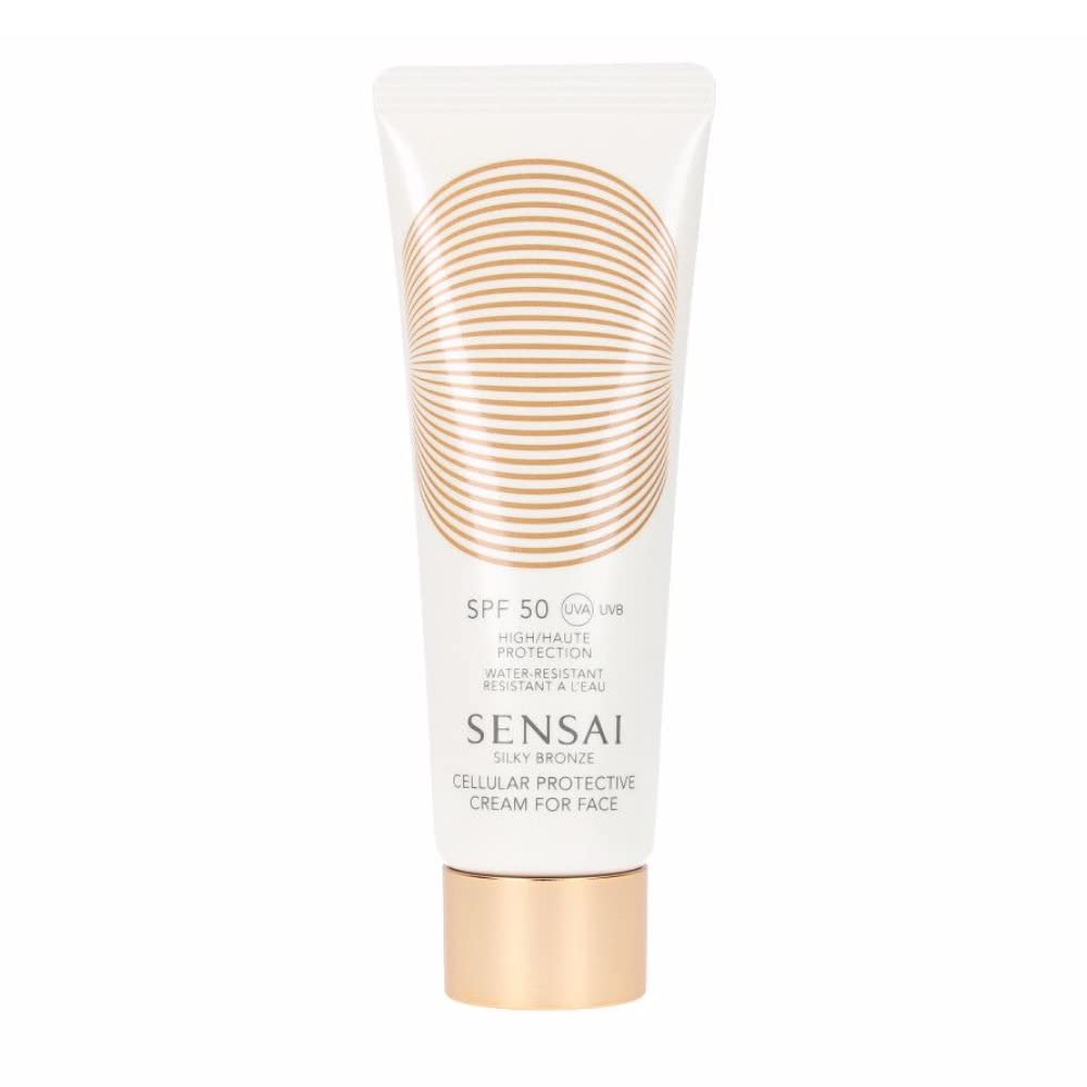 SENSAI Cellular Protective Cream SPF50 for Face - 50ml | Anti-Aging & Hydrating Moisturizer with Sunscreen - Daily Skincare for Women & Men