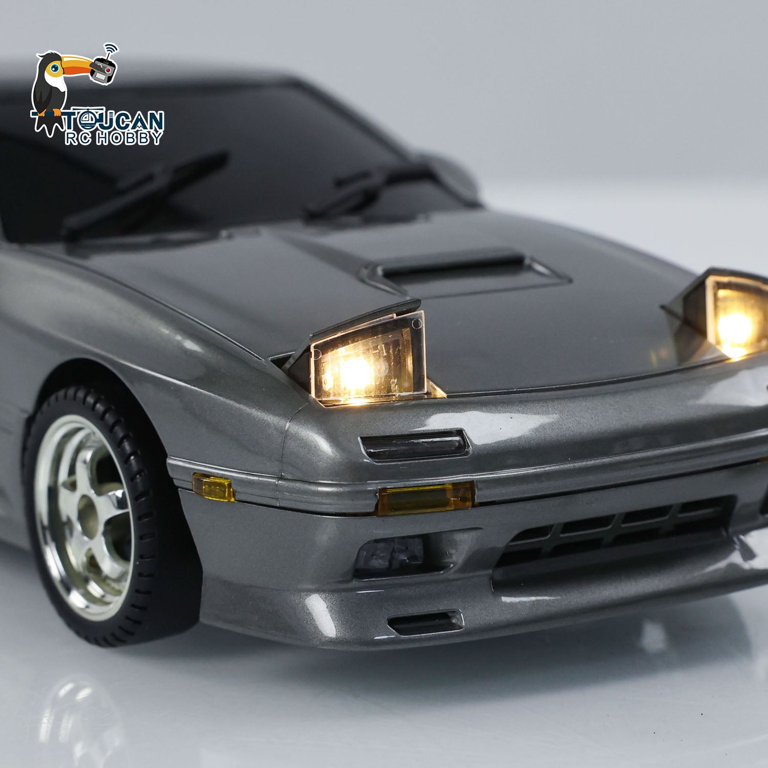 1:18 RX7 RWD RC Drift Car - LDRC LD1802 Remote Control Racing Vehicle with Gyroscope, Electric Off-Road Toy Car, Ready-to-Run (RTR) - Perfect for Indoor/Outdoor Drifting, Racing & Off-Road Adventures