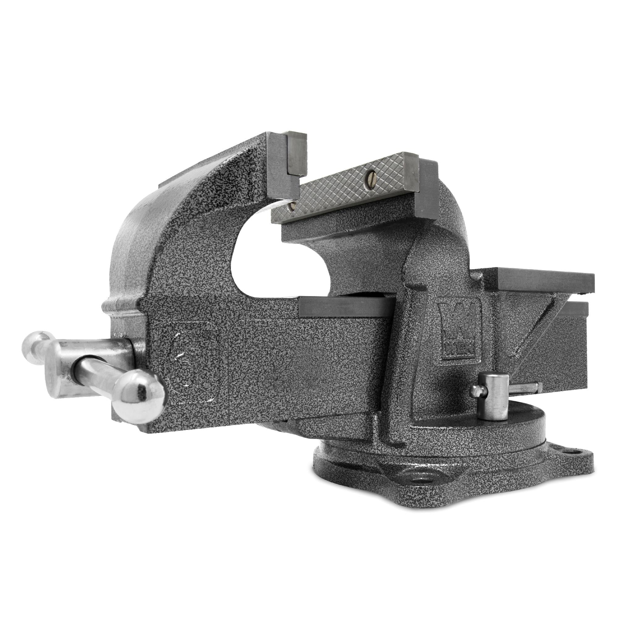WEN BV456 6-Inch Heavy Duty Cast Iron Bench Vise with Swivel Base - Perfect for Woodworking, Metalworking & DIY Projects in Home Workshop
