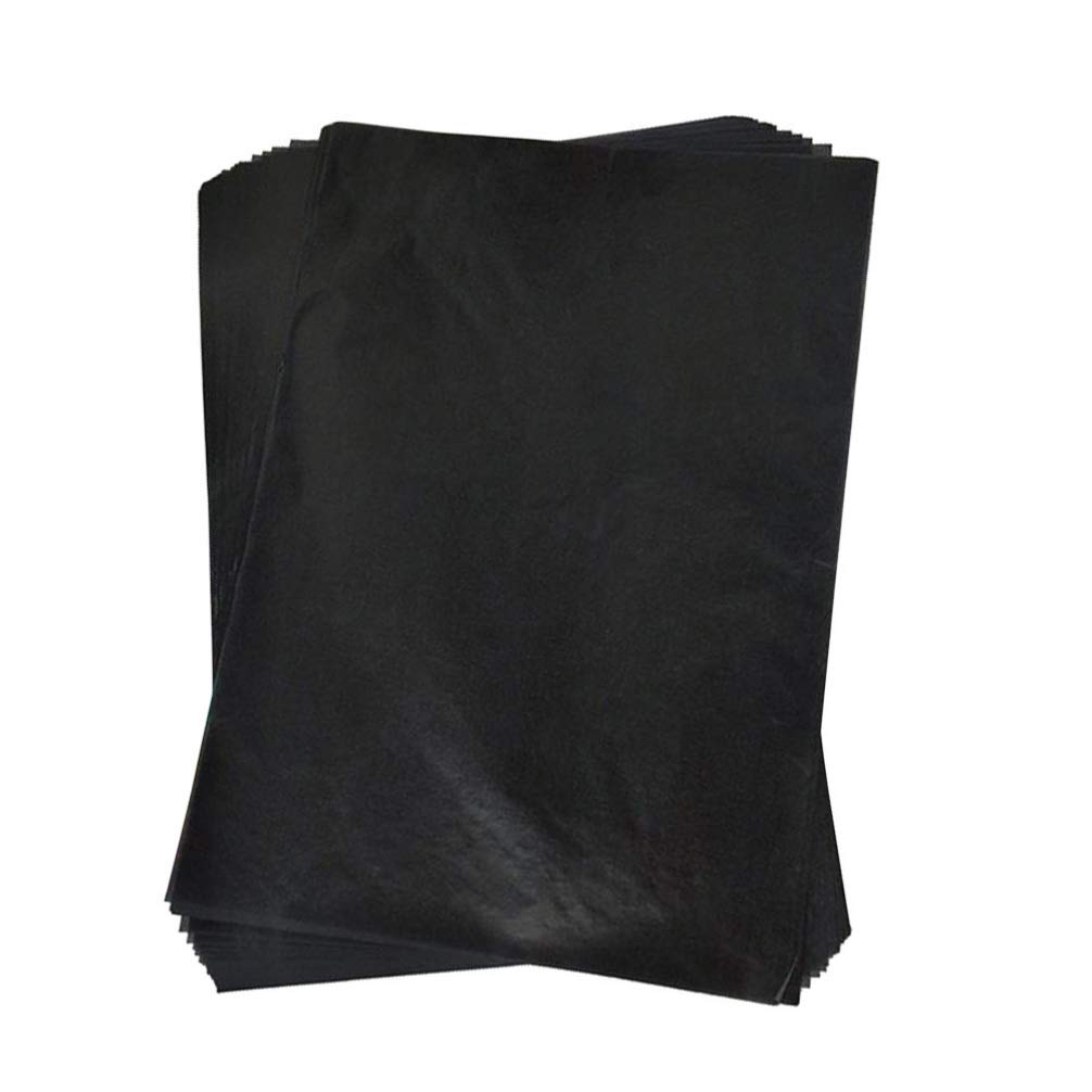 NUOBESTY 100pcs Tracing Paper Carbon Paper Transfer Paper for Jewelry Making, Islamic Favors & Doll Crafts - Black Graphite Transfer Sheets for DIY Projects, Art & Calligraphy | Perfect for Beading, Scrapbooking & Crafting