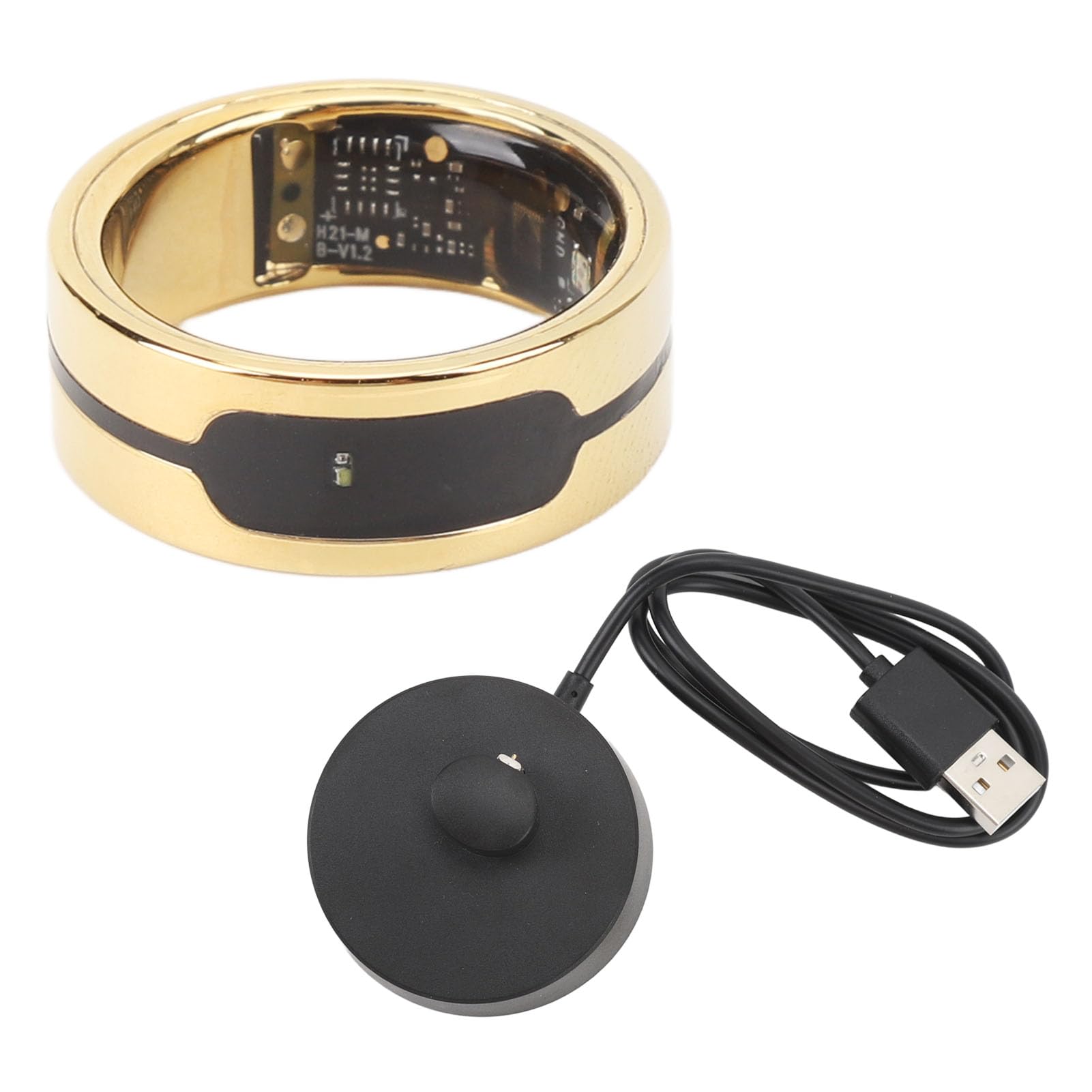 Tosuny Smart Ring Fitness Tracker with Sleep Monitoring, Step Counter, Body Temperature Sensor & Long Standby - Perfect for Sleep Tracking, Daily Activity Monitoring & Health Management