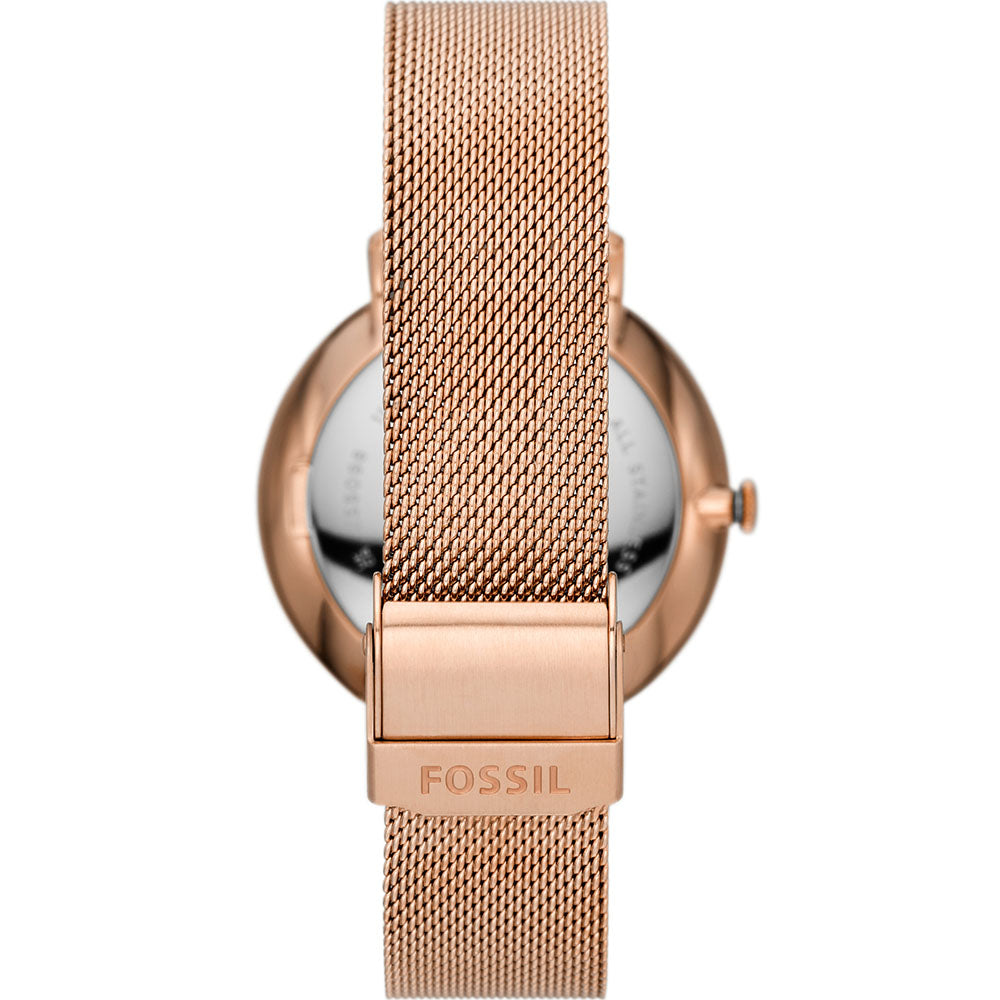Fossil ES5098 Jacqueline Multifunction Watch for Women - Stylish Analog-Digital Hybrid Smartwatch with Date Display & Alarm - Perfect for Work, Travel & Everyday Wear