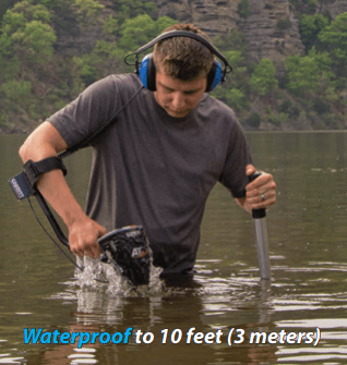 Garrett AT Max Waterproof Metal Detector with 8.5 x 11