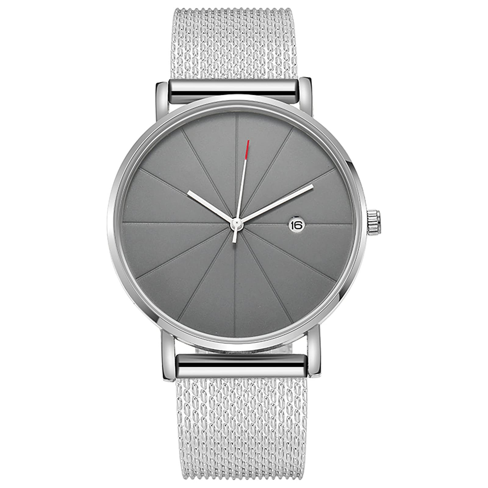 Men's Business Stainless Steel Waterproof Chronograph Quartz Watch - Professional Office & Formal Wear Accessory for Men
